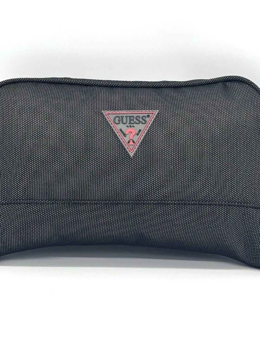 Guess Toiletry Travel Kit Bag Pouch Men Logo Black Rare Dopp Bag